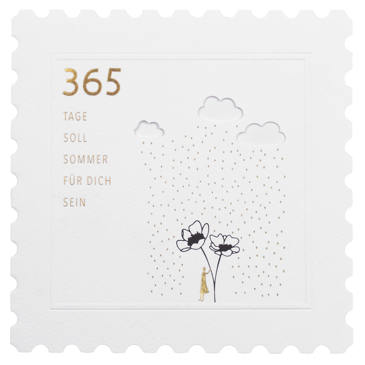 'BRIEFMARKENKARTE | 365 TAGE'