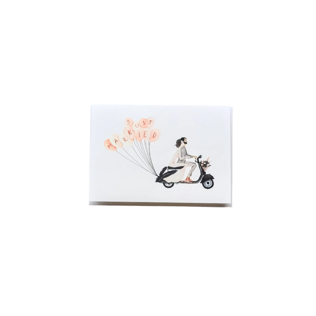 'JUST MARRIED VESPA'