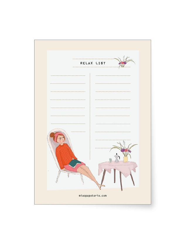 'RELAX LIST'