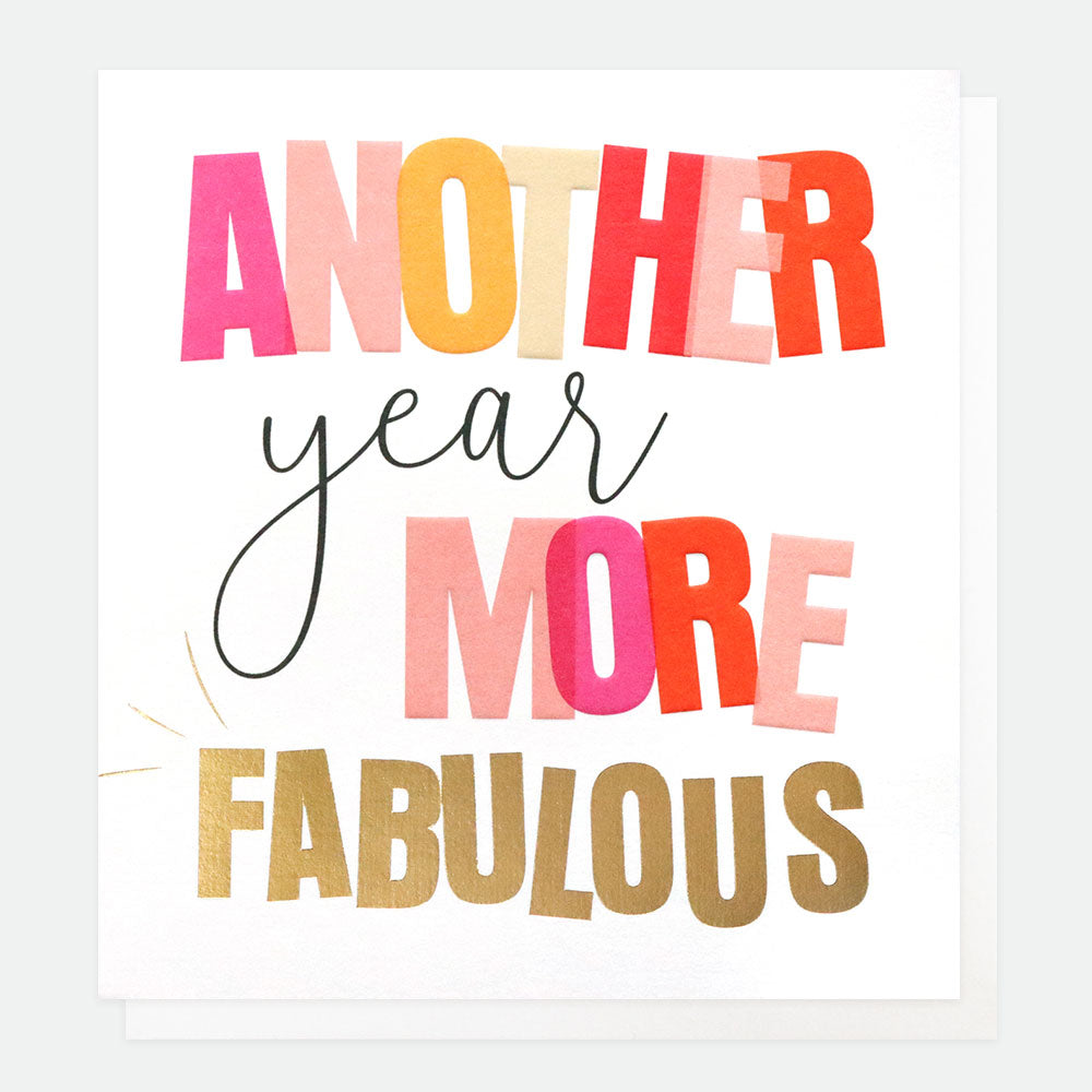 'MORE FABULOUS'