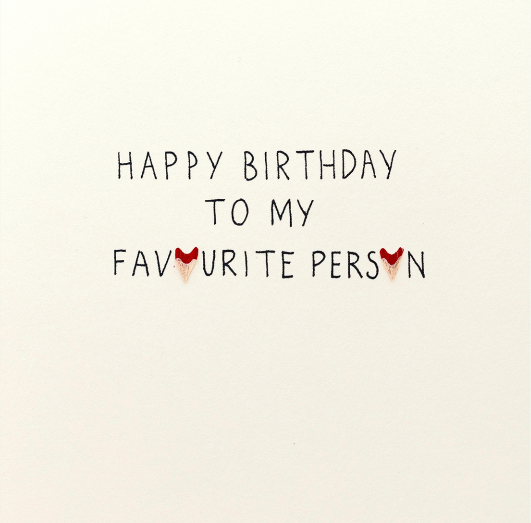 'FAVOURITE PERSON'