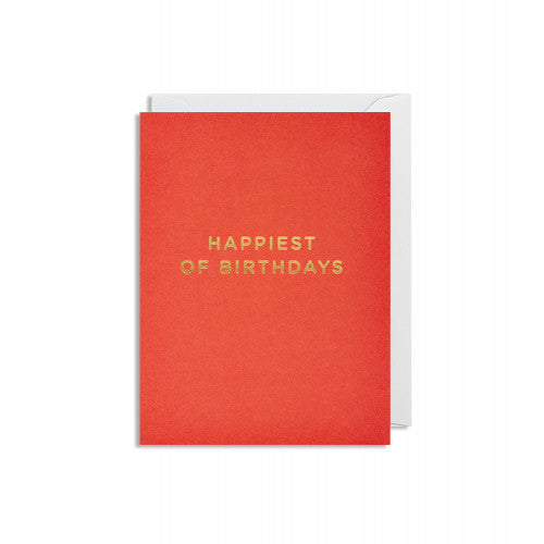 'HAPPIEST BIRTHDAY'