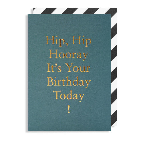 'HOORAY, BIRTHDAY'