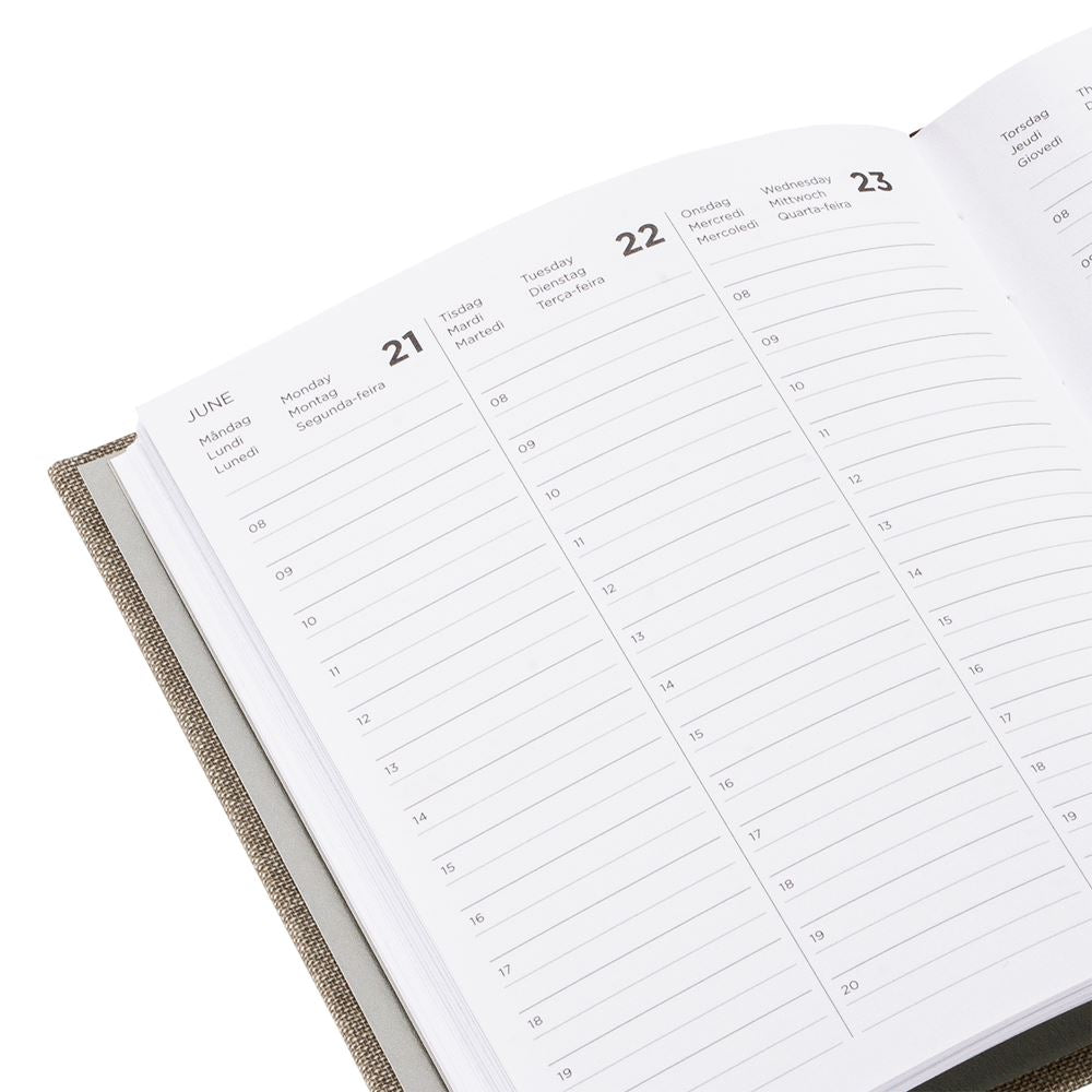 KALENDER '2027' | 170X200 MM | PEBBLE GREY
